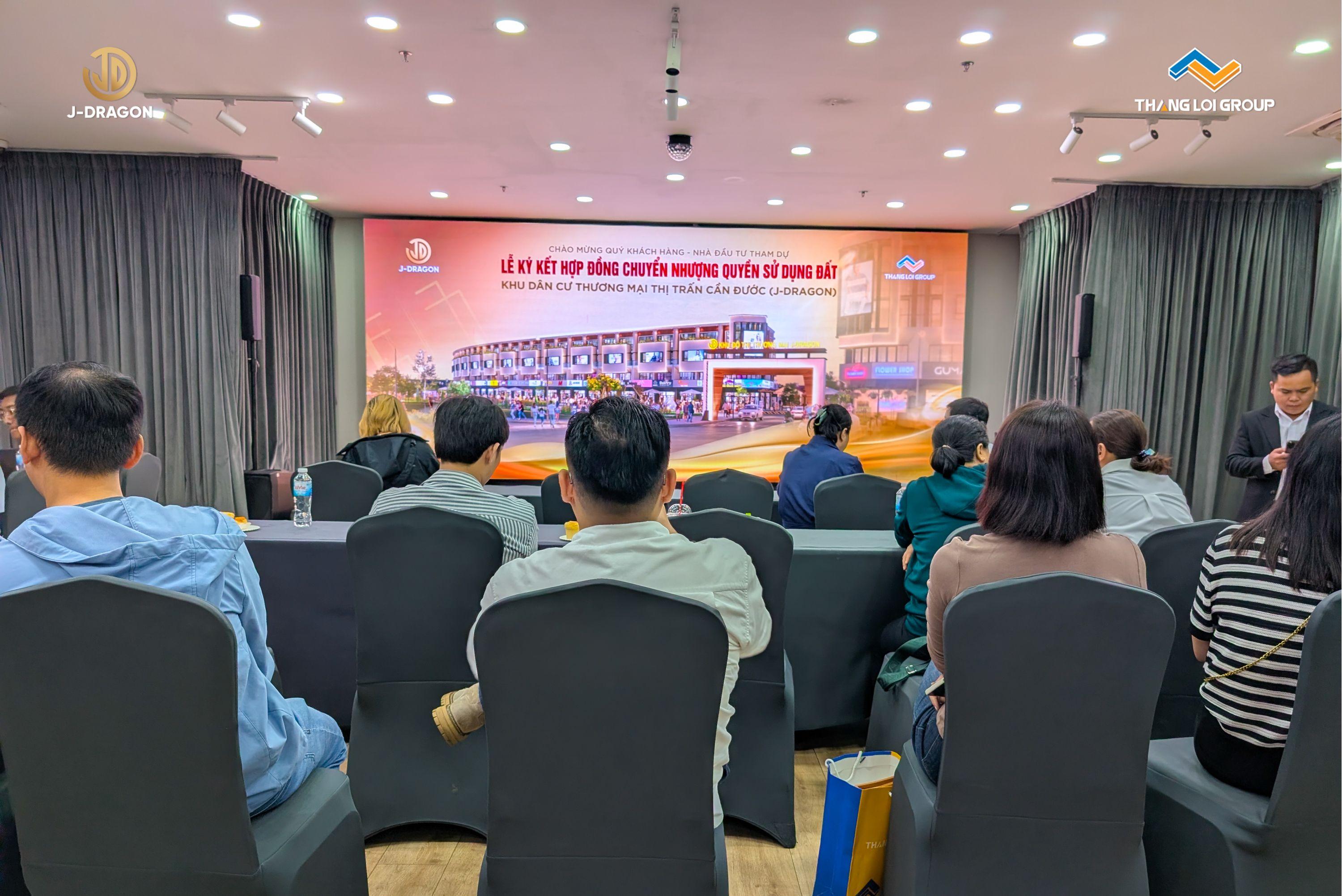 THẮNG LỢI GROUP TỔ CHỨC LỄ KÝ KẾT HỢP ĐỒNG CHUYỂN NHƯỢNG QUYỀN SỬ DỤNG ĐẤT DỰ ÁN KHU DÂN CƯ THƯƠNG MẠI XÃ CẦN ĐƯỚC (J-DRAGON)