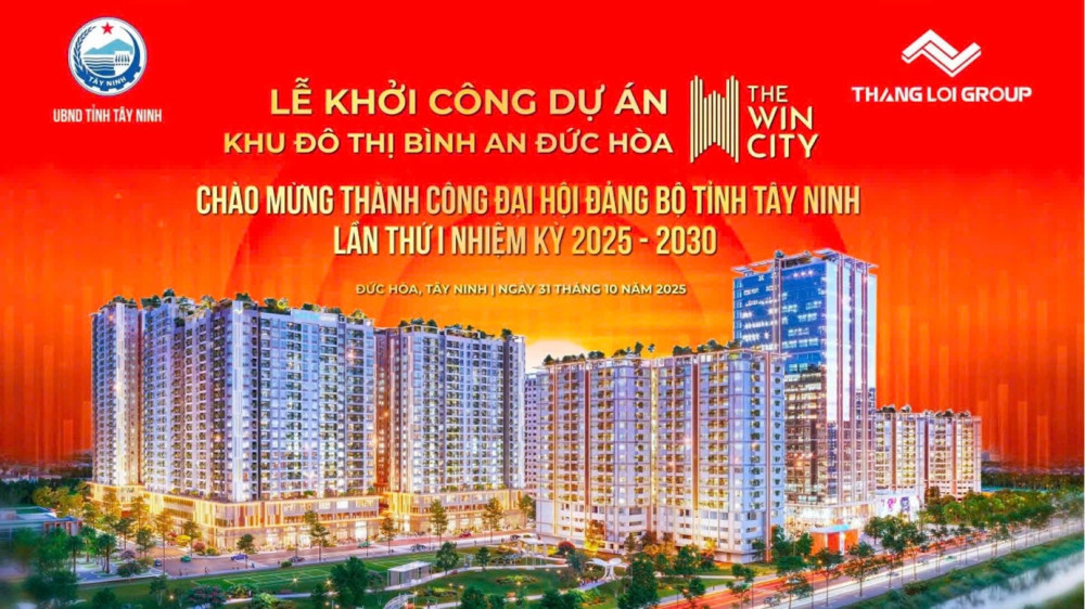 Chuẩn bị khởi công dự án The Win City tại xã Đức Hòa, Tây Ninh