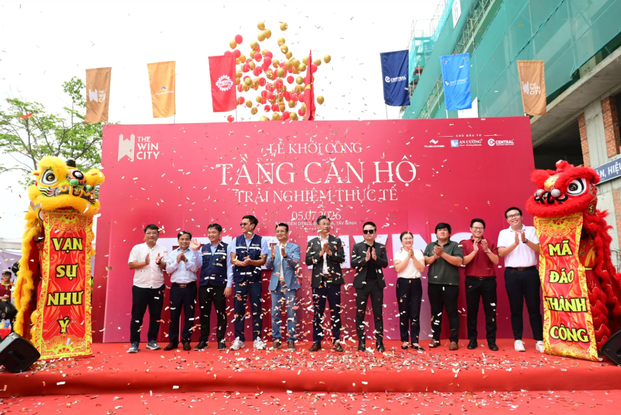 Bộ 3 chủ đầu tư khởi công tầng căn hộ trải nghiệm thực tế The Win City