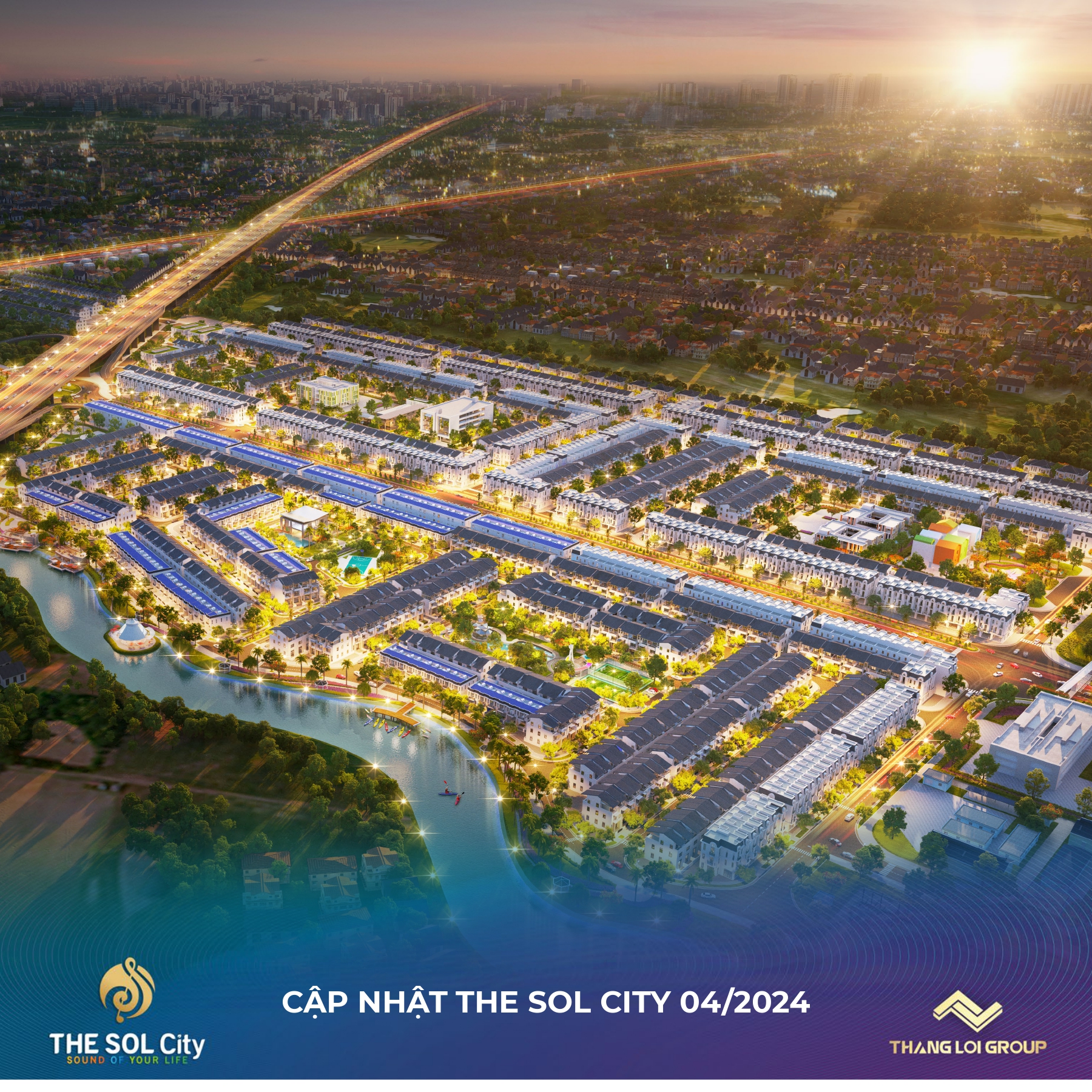 Tiến độ dự án The Sol City Tháng 4/2024