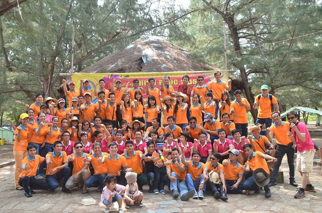 Conquest 2015 Teambuilding, with slogan of UNITY - DISCIPLINE - DIFFERENCE